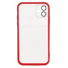 Caso para iPhone 11 W393 incoloro con rojo
