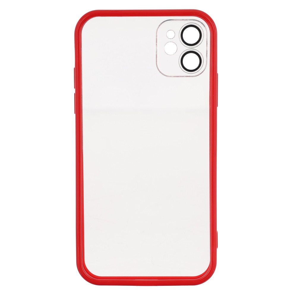 "IPhone 11 W393" bespalvis su raudonu