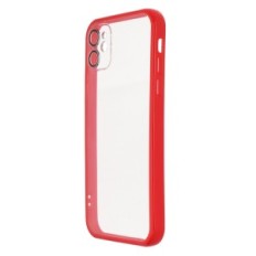 Cas pour iPhone 11 W393 incolore avec rouge