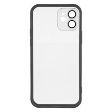 Primer za iPhone 12 W393 brezbarvna s črnim