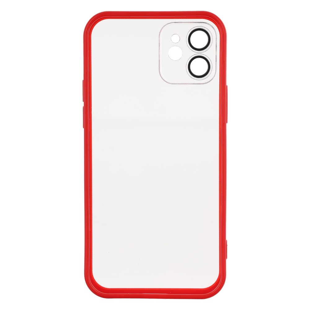 Caso per iPhone 12 W393 incolore con rosso