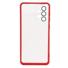 Etui do Samsung Galaxy A33 5G W393 BEZBARWNY Z CZERWONYM