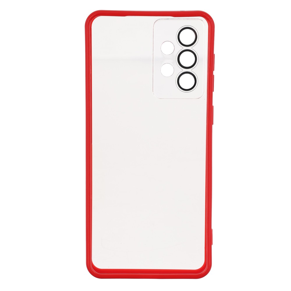 Etui do Samsung Galaxy A33 5G W393 BEZBARWNY Z CZERWONYM