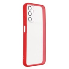 Cas pour Samsung Galaxy A14 5G W393 incolore avec rouge