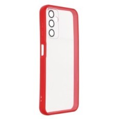 Cas pour Samsung Galaxy A14 5G W393 incolore avec rouge