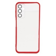 Případ pro Samsung Galaxy A14 5G W393 bezbarvý s červenou