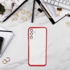 Case for Samsung Galaxy A14 5G W393 colorless with red
