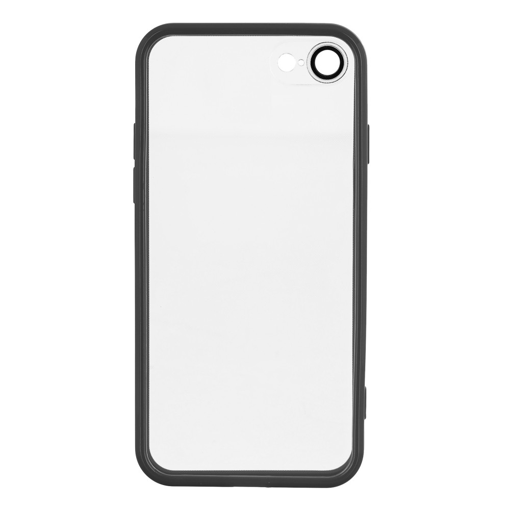 Primer za iPhone 7/8 / SE W393 brezbarvna s črnim