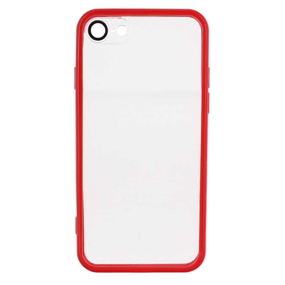 Case for iPhone 7/8 / SE W393 Väritön punainen