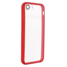 Caso per iPhone 7/8 / SE W393 incolore con rosso