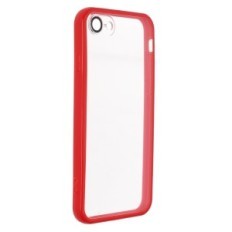 Slučaj za iPhone 7/8 / SE W393 bezbojan s crvenim