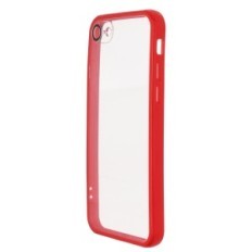 Případ pro iPhone 7/8 / SE W393 bezbarvý s červenou