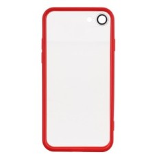 Případ pro iPhone 7/8 / SE W393 bezbarvý s červenou