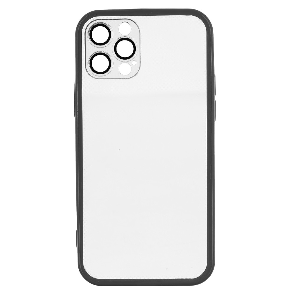 Caso per iPhone 12 Pro W393 incolore con nero