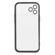 Caso para iphone 12 pro w393 incolor com preto