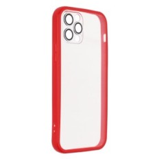 Primer za iPhone 12 Pro W393 brezbarvna z rdečo