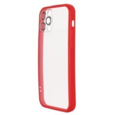 Tapaus iPhone 12 Pro W393 Väritön punaisella