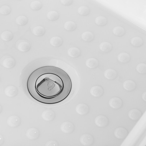 Cama para lavado de cabello Gabbiano Head Spa Bali blanca — detalle de la superficie