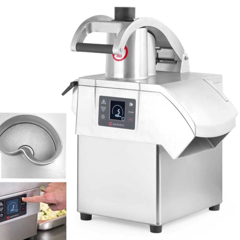 Venta al por menor para verduras con panel de 5 velocidades CA-3V 230 V 1500 W - Sammic 1050784 Venta al por menor para verduras con panel de 5 velocidades CA-3V 230 V 1500 W - Sammic 1050784