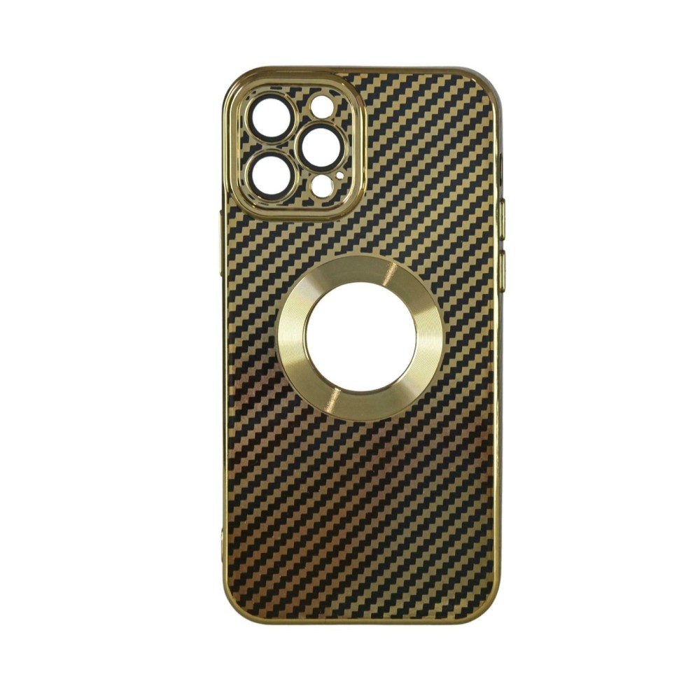 Caso para iphone 12 w389 ouro preto