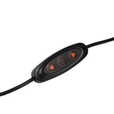 GLOW ARCHE II manicure lamp bruin — detail bedieningselementen