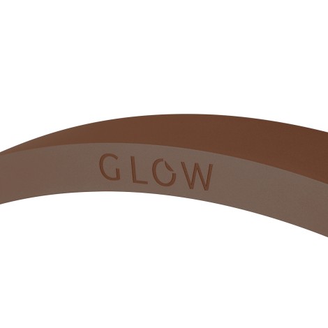 GLOW ARCHE II manicure lamp brown — close-up of the surface