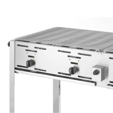 Plynový gril "MASTER QUATRO" 4 BURNERS 22KW MOBILE - Hendi 154908
