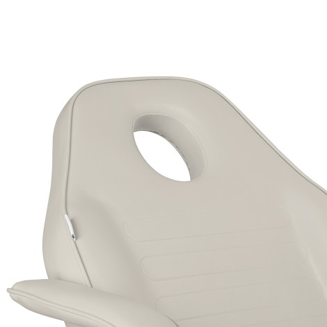 Cadeira cosmética hidráulica Sillon v2 210 sal marinho — close-up do encosto