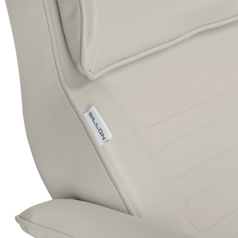 Hydraulické kozmetické kreslo Sillon v2 210 morská soľ — detail opierky ruky