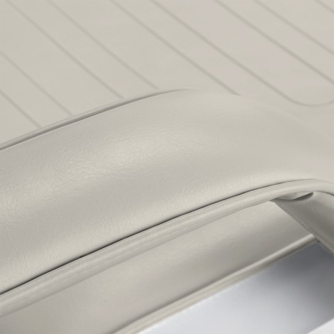 Sillon hydraulisk kosmetikstol v2 210 havssalt — närbild av armstöd