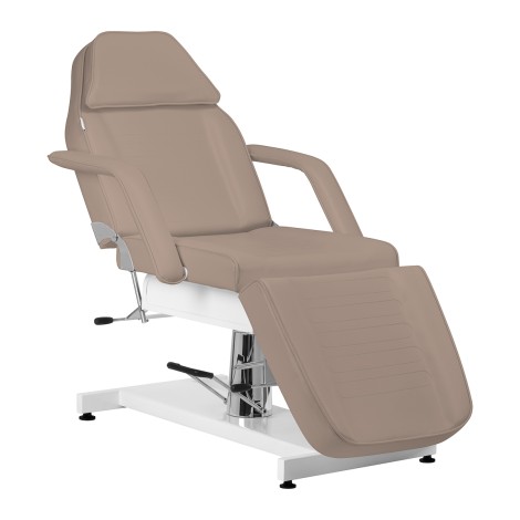 Sillon hydraulic cosmetic chair v2 210 modern brown — side view