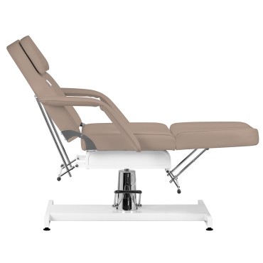 Sillón cosmético hidráulico v2 210 moderno marrón — vista lateral