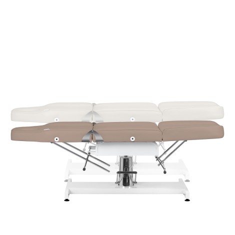 Sillón cosmético hidráulico v2 210 moderno marrón — vista lateral