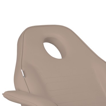 Hidravlični kozmetični stol Sillon v2 210 modern rjav — povečava naslonjala za hrbet