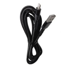 USB kabel - Munja 2.4A 1m crna