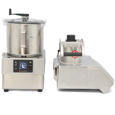 Daudzfunkcionāla mašīna marķiera emulgators Cutter ar paneli CK-38V 8 L 230 V 1500 W - SAMPIC 1050808