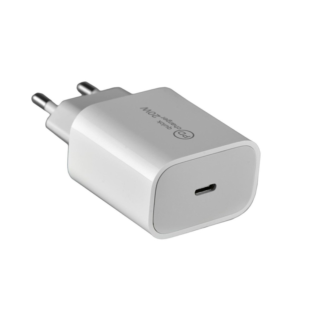Chargeur de réseau PD 20W Type C Blanc