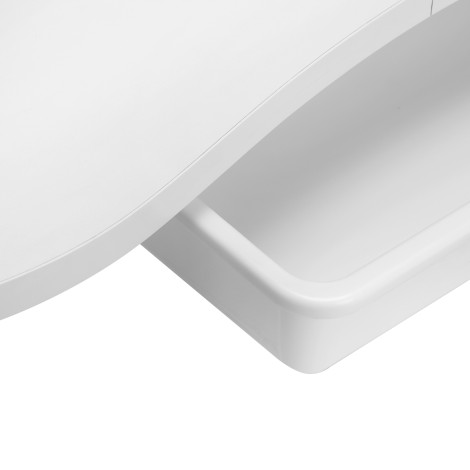 Folding desk 4031 white + bag — close-up of the surface