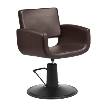 Fauteuil de coiffure Gabbiano Mataro marron