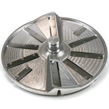 Assiette disque avec...