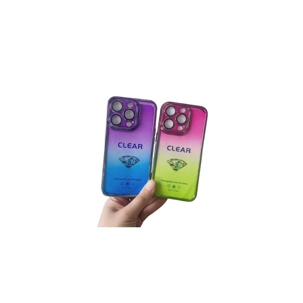 Juhtum iPhone 12 Pro W398 kollane roosa