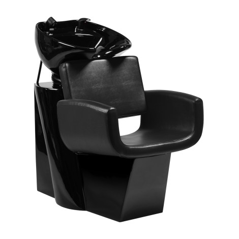 Unité de lavage coiffure Gabbiano Mataro noire
