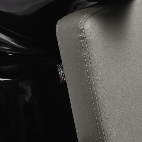 Kadernícka umývacia stanica Gabbiano Mataro Grey — detail štítku