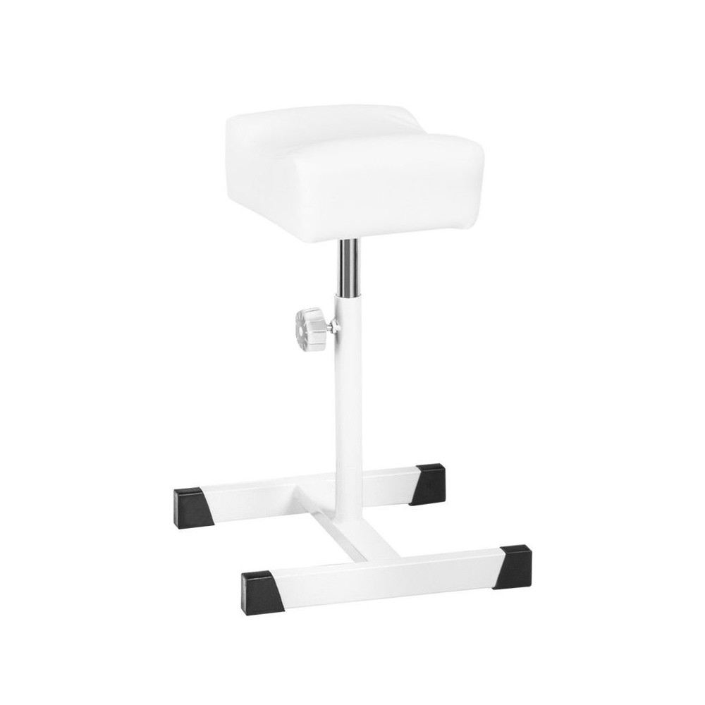 White bell pedicure footrest — front view