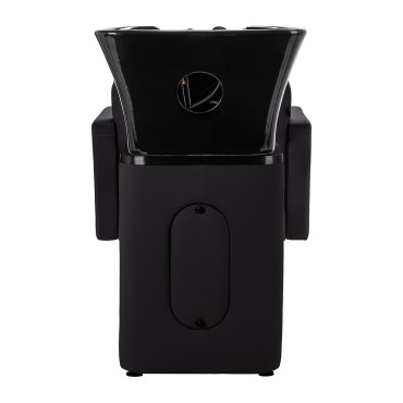 Unidad de lavado para peluquería Gabbiano Elda Black — vista trasera