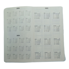 Calendrier du livre Close jusqu'à B6 21B Noir KD-21B-402026