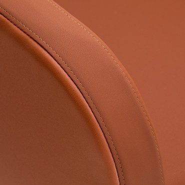 Gabbiano hairdressing wash unit Elda Brown — close-up of the armrest