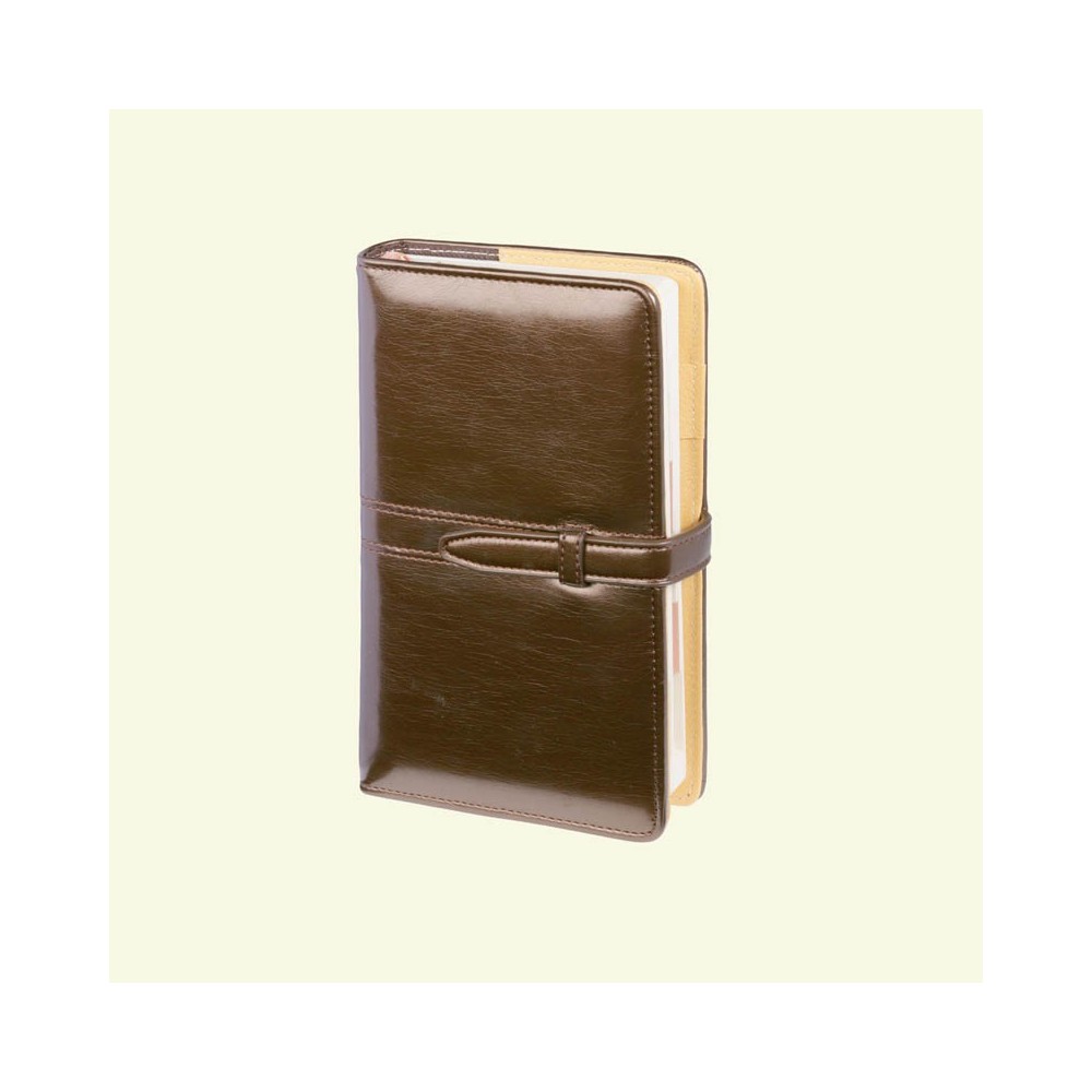 Daglig kalenderdeksel A-6 samling Verona Brown KDP-56WB / BR / P