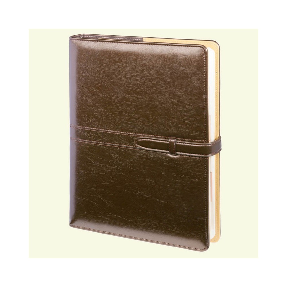 WB Kalender Premium Daily A-5 Collection Verona Bruin met verwijderbare cartridge KDP-25WB / BR / P