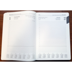 Cover Daily Calendar A-4 Collection 38B Navy blue KD38B-16 / GRA / P